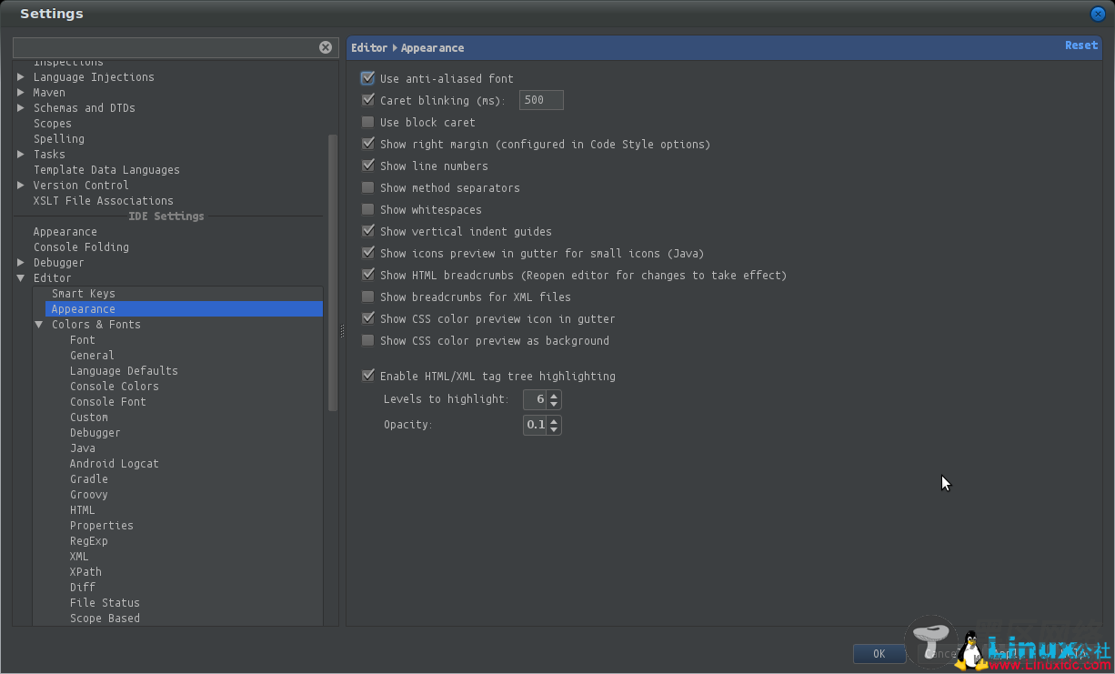 IntelliJ IDEA: 字体美化(anti