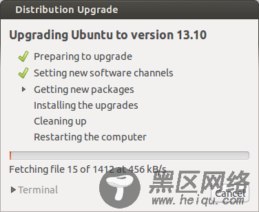 桌面版 Ubuntu 13.04升级至Ubuntu 13.10 图文教程