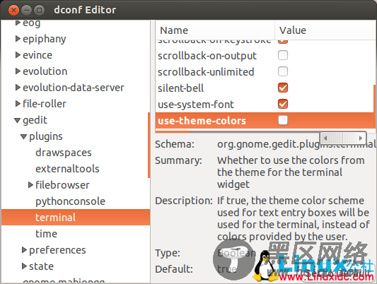 gedit-dconf-settings