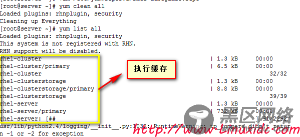 RedHat Linux下yum软件包安装