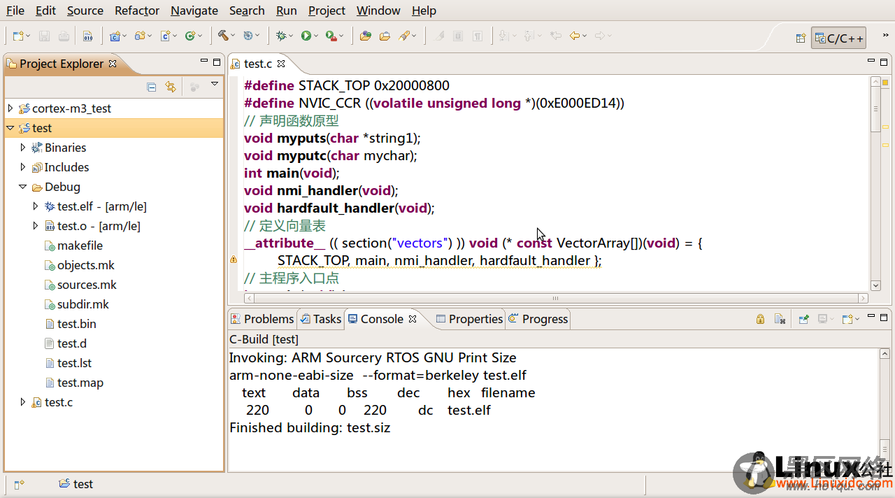 Ubuntu下用Eclipse CDT开发STM32