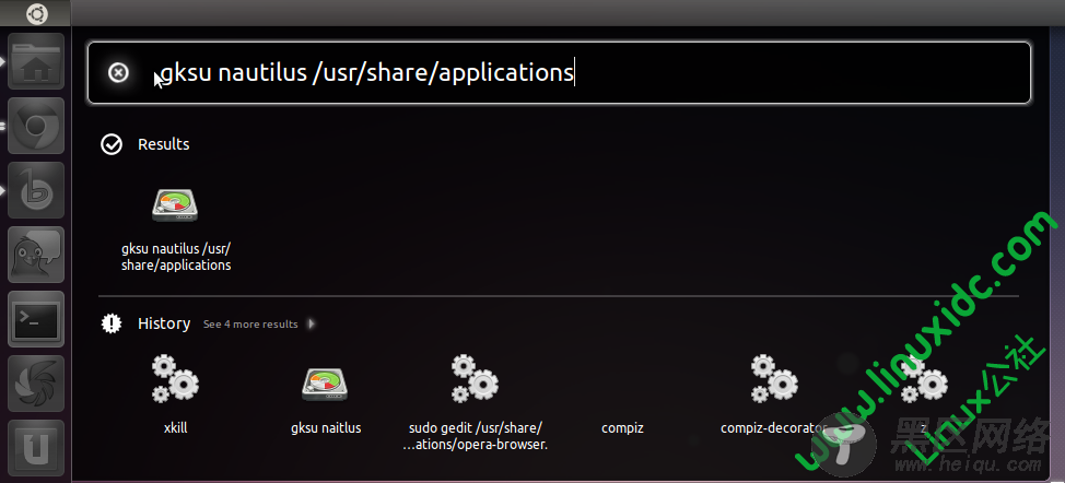 Ubuntu 11.04 Unity Launcher中添加一个简易的Banshee管理菜单