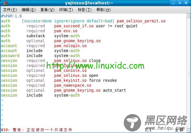 如何让RedHat Linux中root用户无法从图形界面登陆