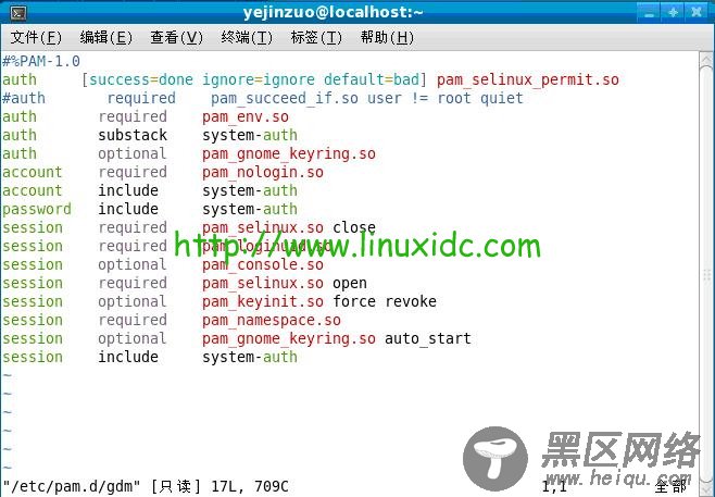 如何让RedHat Linux中root用户无法从图形界面登陆
