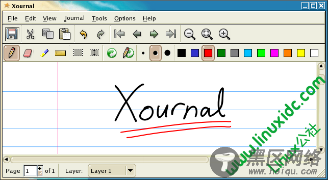 Linux下PDF批注编辑软件Xournal