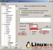 使用Linux的SSH端口转发实现代理上网