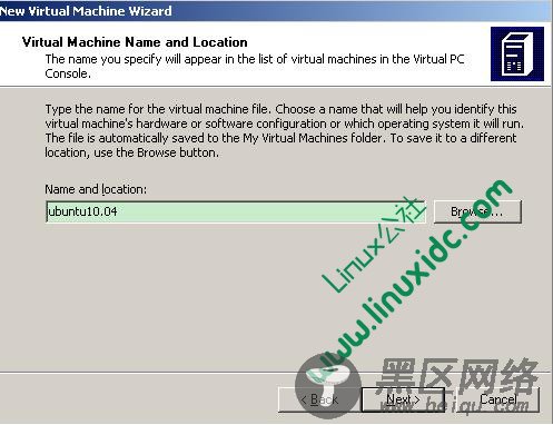 Virtual PC 2007 中安装Ubuntu 10.04的几个问题
