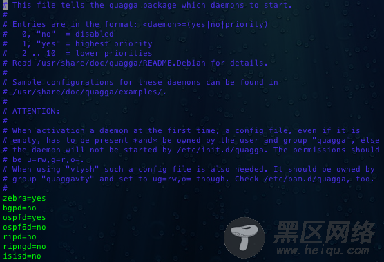 用Ubuntu 10.10 做路由器,动态路由由zebra(quagga)实现