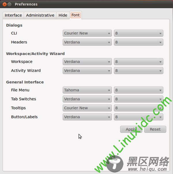 Ubuntu 10.10下完美解决PacketTracer5.3字体显示问题