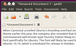 Ubuntu 为 10.10 设计新的默认字体