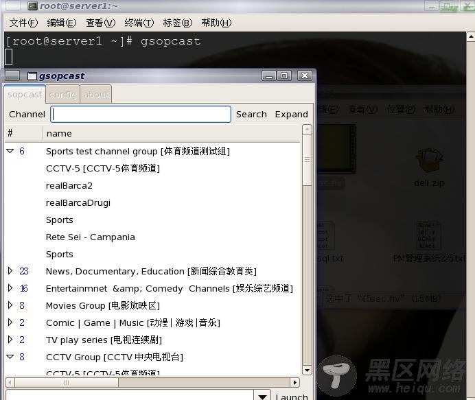 RHEL5 安装SopCast实现在线直播电视节目/图