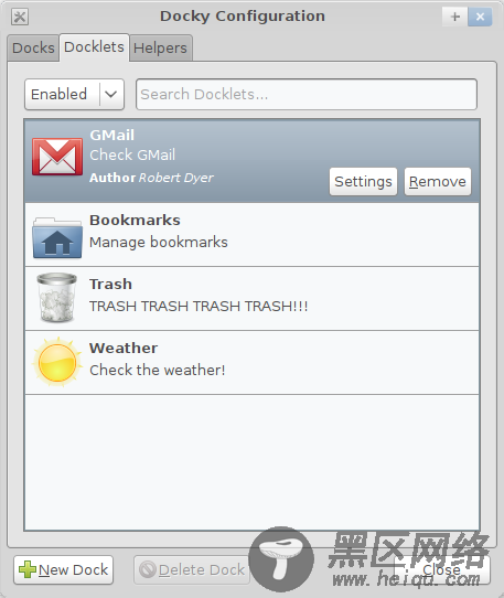 Linux下安装炫丽而强大的Dock：Docky[图]