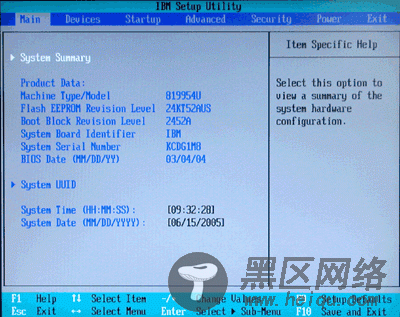 BIOS 设置概要