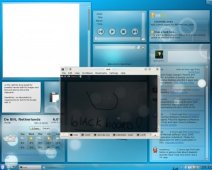 KDE最新Plasma+Air主题预览