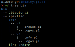 Linux小工具Tree: 列出树形目录和文件