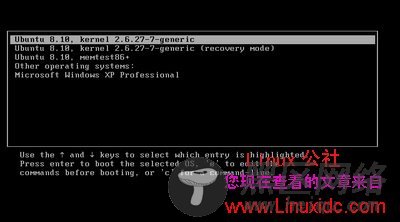 Ubuntu 8.10 Alternative CD光盘安装[多图详解]
