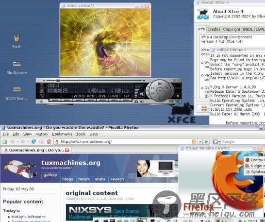 Puppy、CDLinux、DSL、Slitaz四款微型Linux系统分析比较