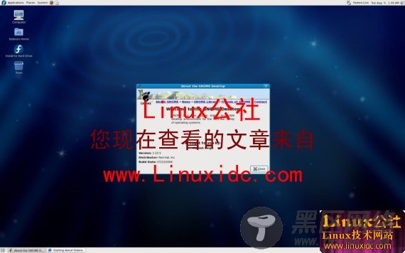 Fedora 10 Alpha桌面截图赏[多图]