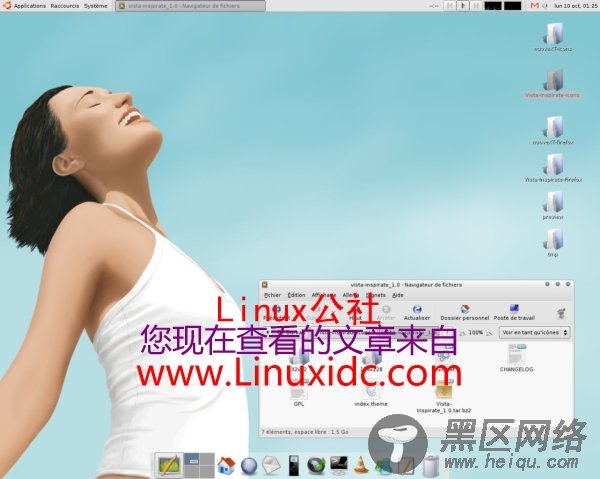 Ubuntu下安装Vista主题 感受另类心情(组图)