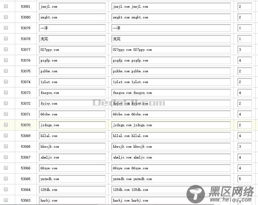 织梦dedecms搜索关键词维护中出现大量网址信息的处理办法