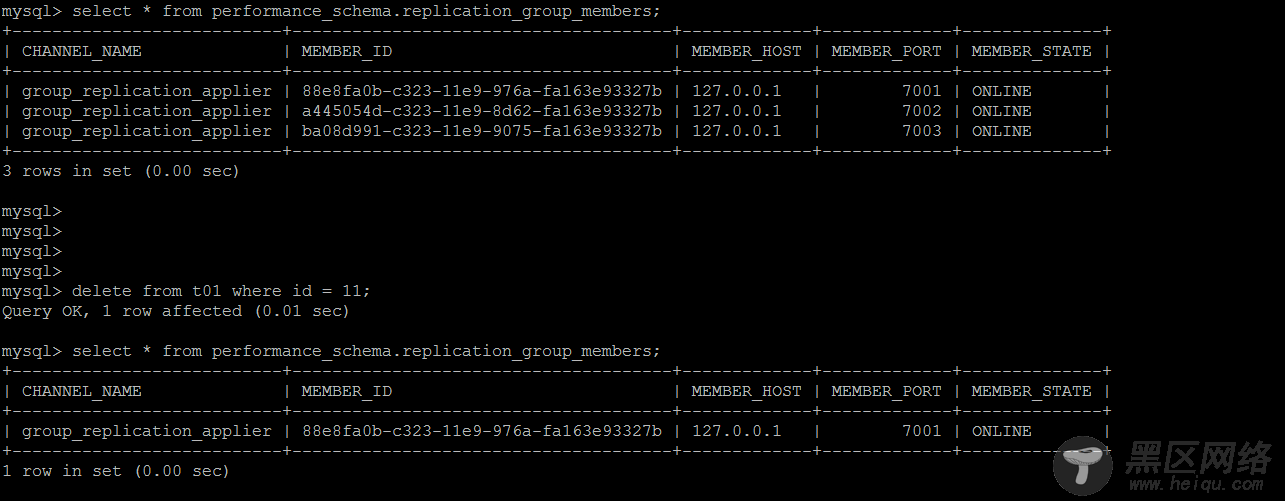 MySQL MGR集群单主模式的自动搭建和自动化故障修