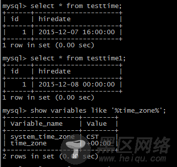 MySQL 时间类型 DATE、DATETIME和TIMESTAMP