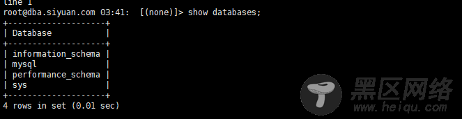 MySQL 8.0 四个默认数据库分析