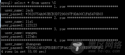 MySQL数据库简单操作及事务和索引