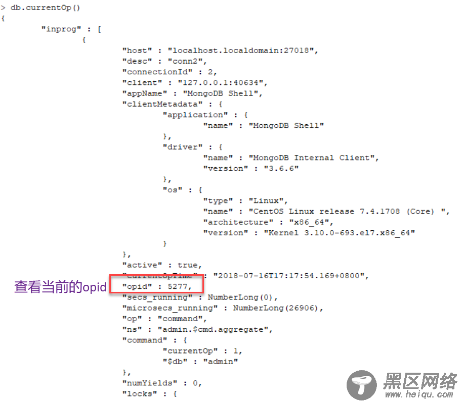 CentOS 7下MongoDB 3.6 的安装及基本操作
