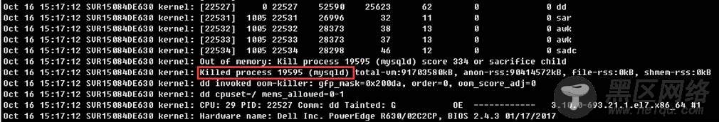 CentOS 7下MySQL5.7.23的服务配置参数测试