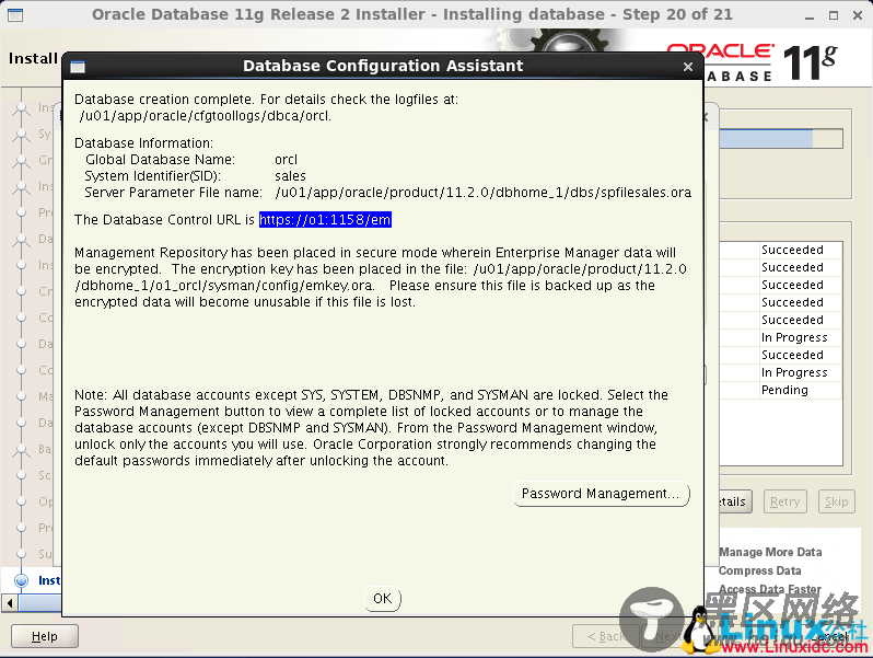 最全的CentOS 6.10详细安装Oracle 11G R2图文教程