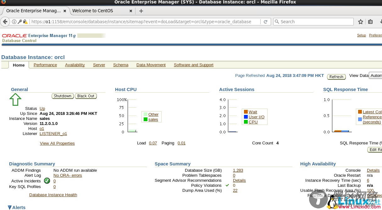 最全的CentOS 6.10详细安装Oracle 11G R2图文教程