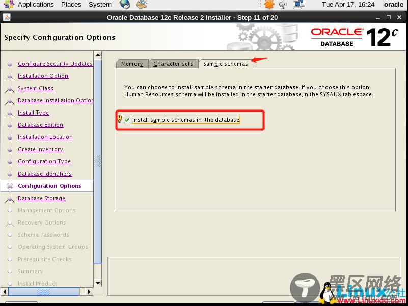 CentOS 6.9 下 Oracle Database 12c Release 2安装过程详解