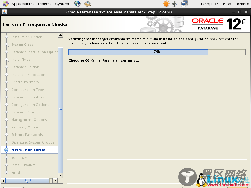 CentOS 6.9 下 Oracle Database 12c Release 2安装过程详解
