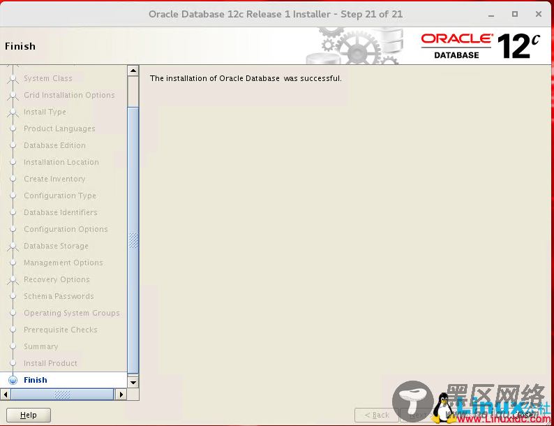 Oracle Linux 7.4 安装 Oracle 12C