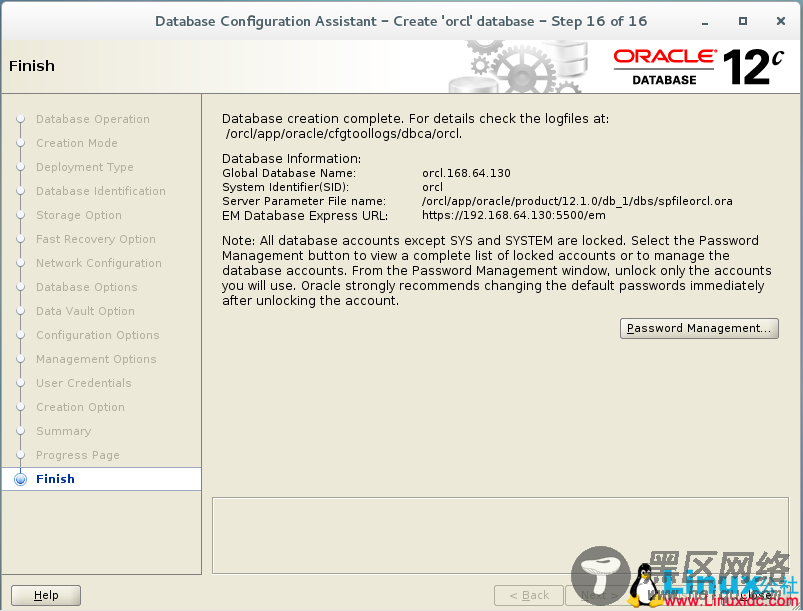 CentOS 7安装Oracle 12c图文详解