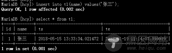 MariaDB10.3 系统版本表 有效防止数据丢失