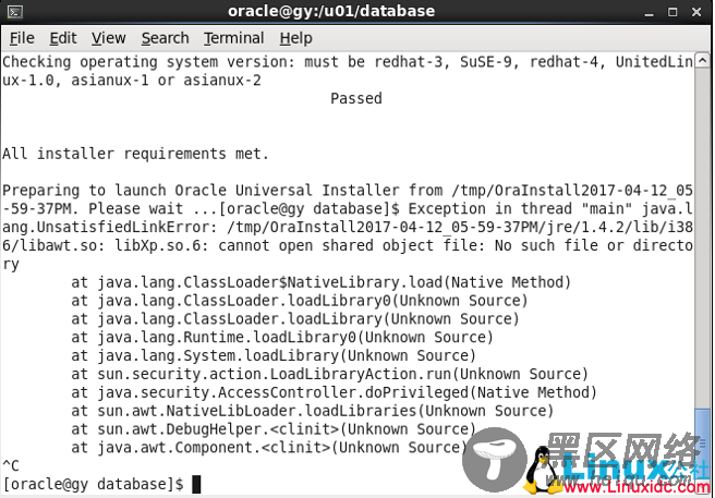 Red Hat Linux 6.4 安装 Oracle 10g 及问题解决
