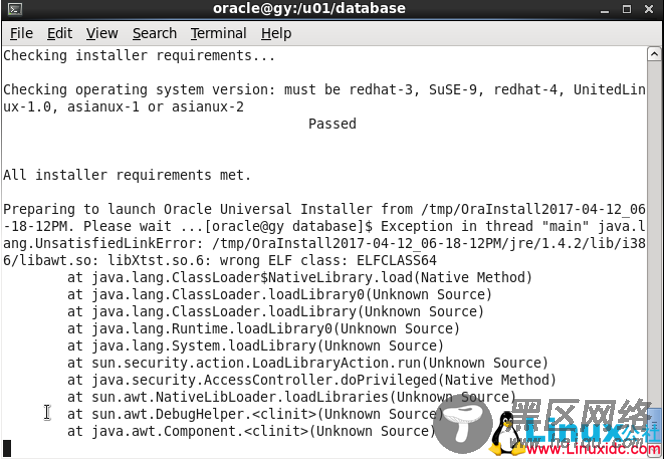 Red Hat Linux 6.4 安装 Oracle 10g 及问题解决