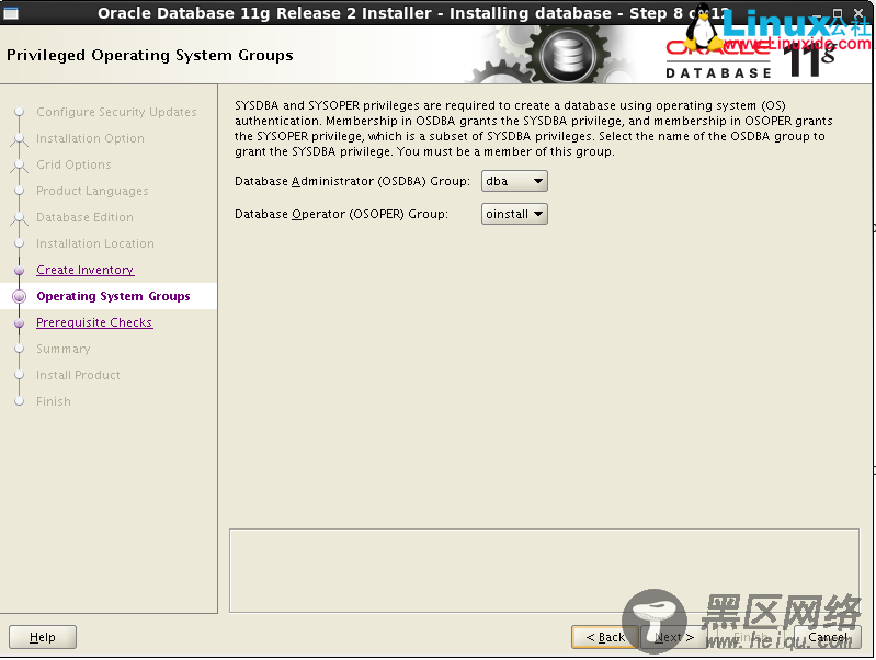 Linux上Oracle 11g单实例安装详解