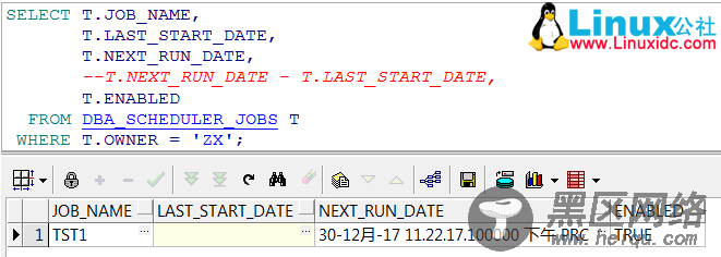 Oracle Scheduler中的repeat