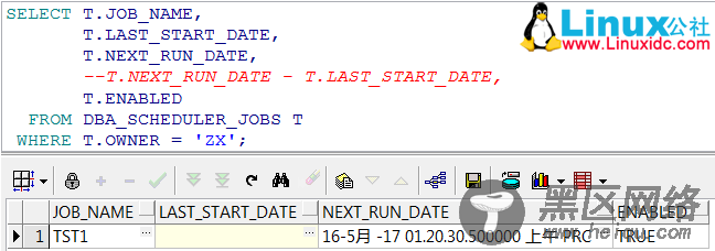 Oracle Scheduler中的repeat