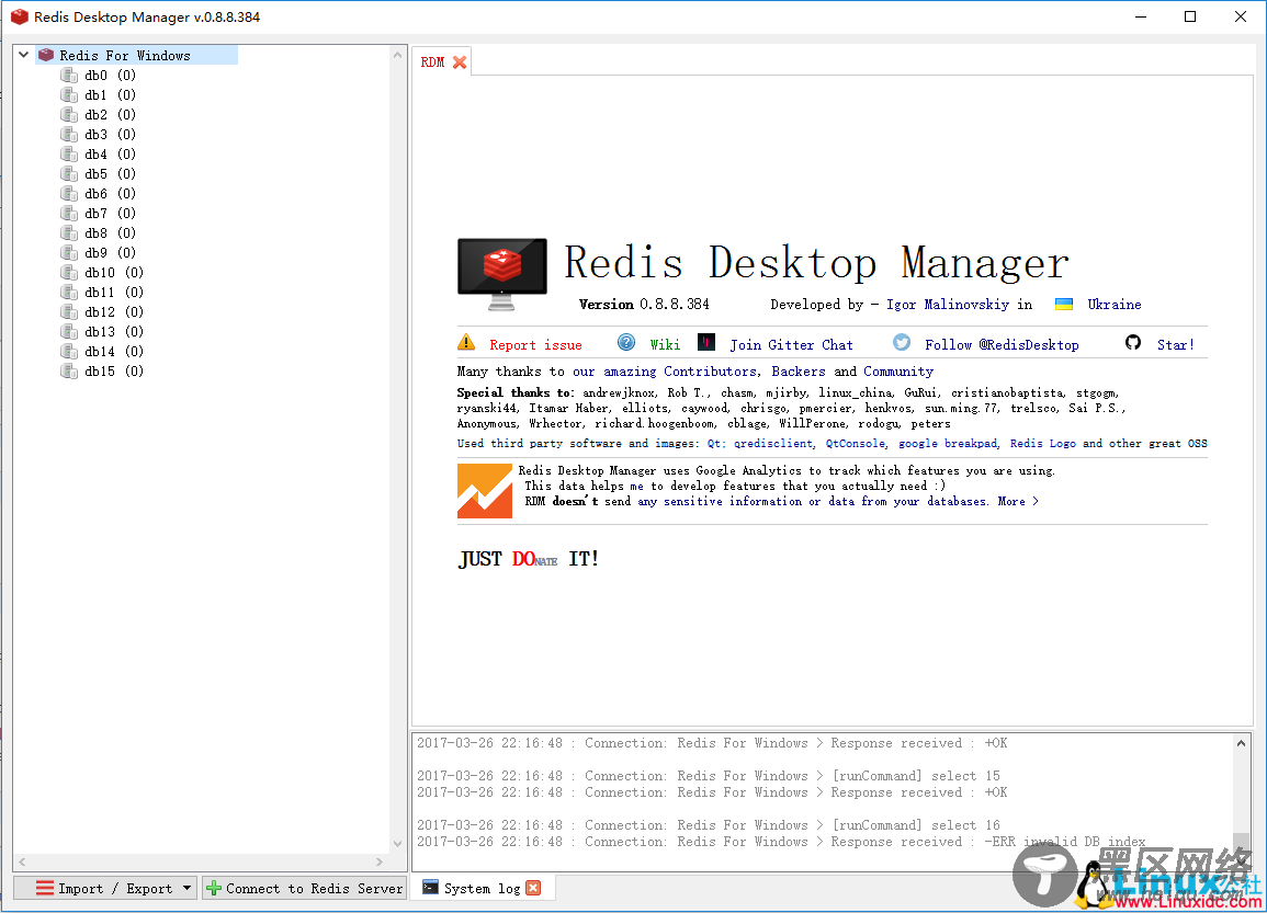 Windows下用Redis Desktop Manager连接Redis