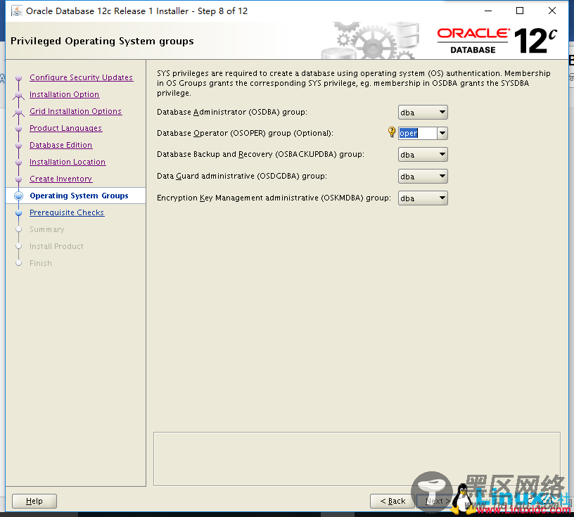 Red Hat Enterprise Linux 7.2 安装 Oracle 12c