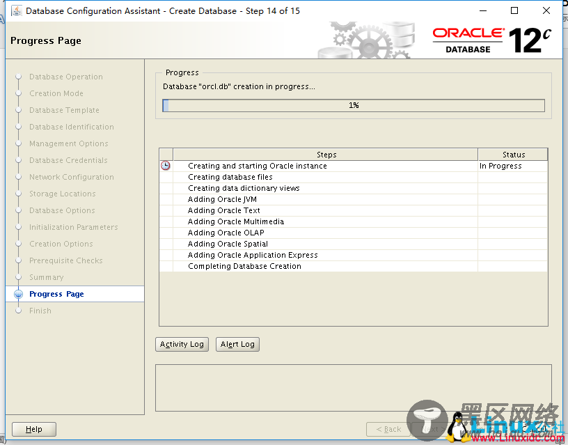 Red Hat Enterprise Linux 7.2 安装 Oracle 12c