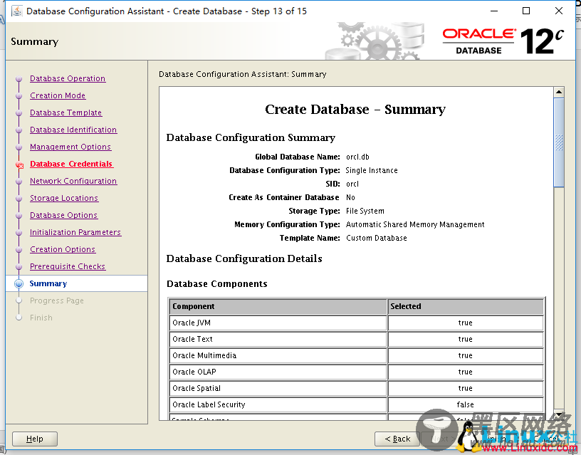 Red Hat Enterprise Linux 7.2 安装 Oracle 12c
