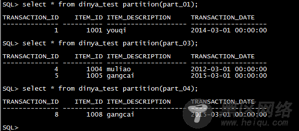 详解Oracle partition分区表