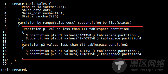 详解Oracle partition分区表