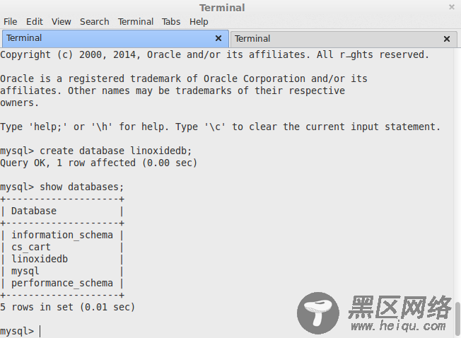 creating test databases