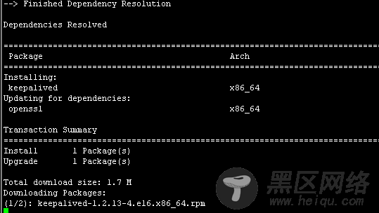 利用Keepalived构建MySQL主主复制